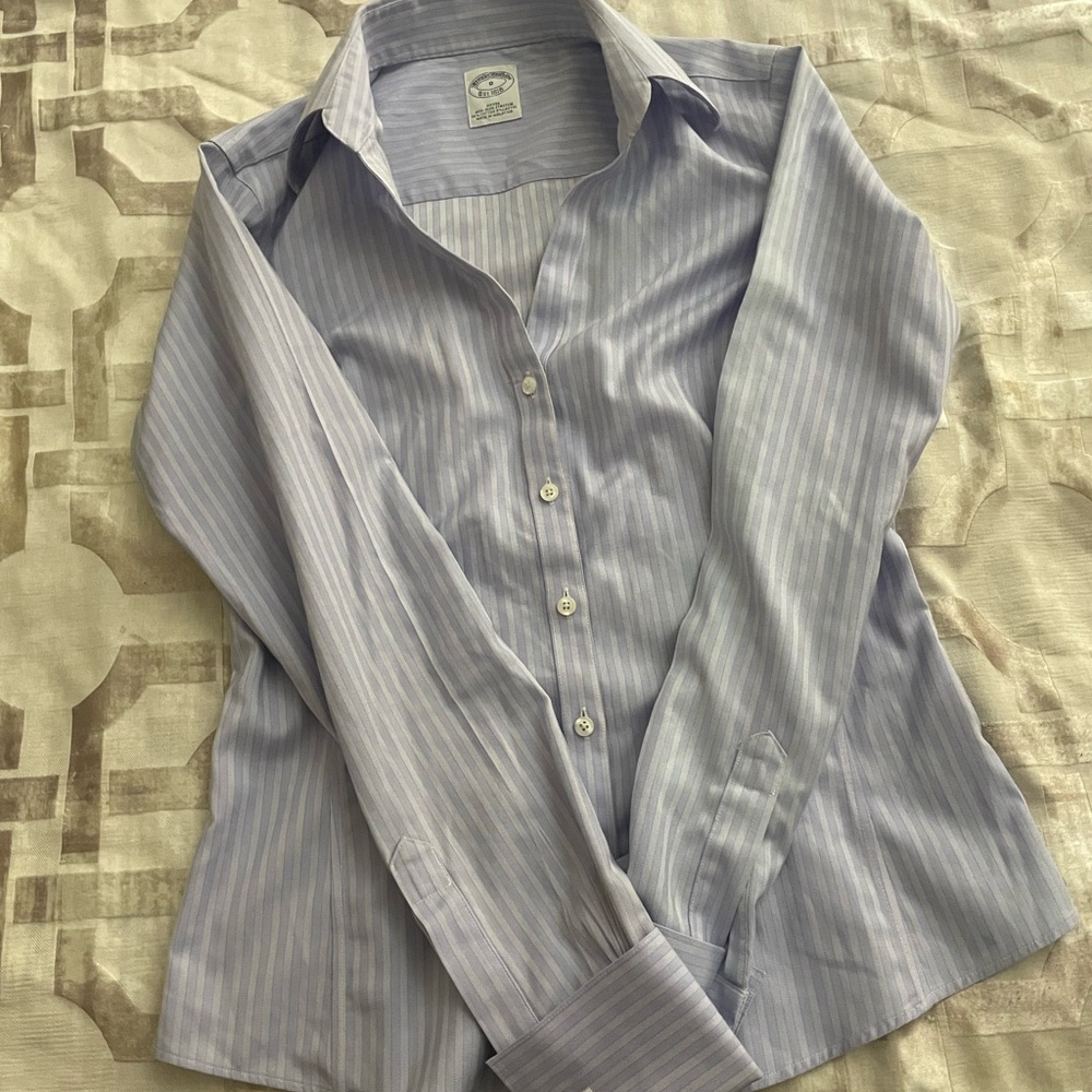 Brooks Brothers Light Blue Striped Shirt
